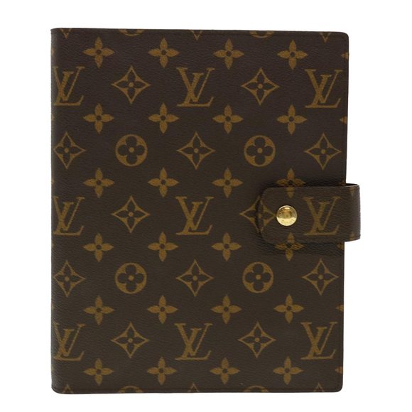LOUIS VUITTON Monogram Agenda GM Day Planner Cover R20006 LV Auth yk6168B - Picture 2 of 16